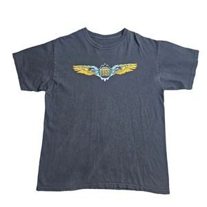 Doobie Brothers Shirt 2010 American Tour Black Men’s No Tag XL Hawk Wings Guitar